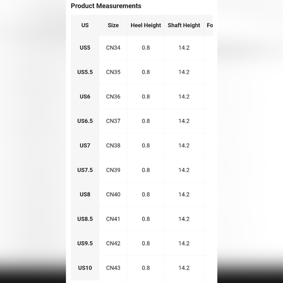 Plus Size Women Ankle Boots With Waterproof Platform, Round Toe Mid-Calf Boot - Picture 5 of 5